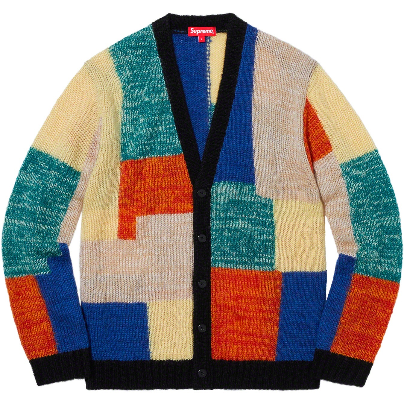Patchwork Mohair Cardigan view 2